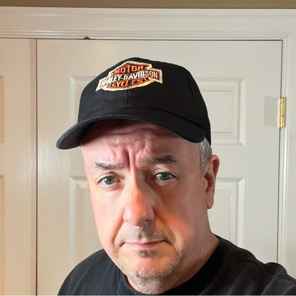Harley-Davidson Black Logo Cap Adjustable velcro